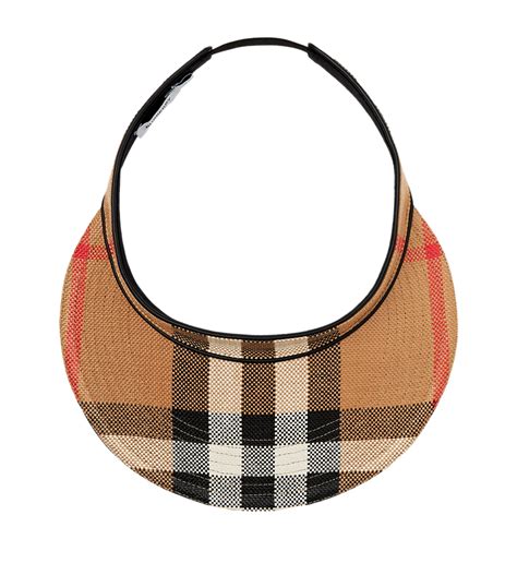 burberry visor cap|Burberry check visor.